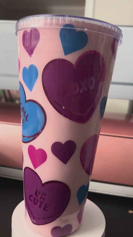 32 oz. Valentines Day Snow Globe